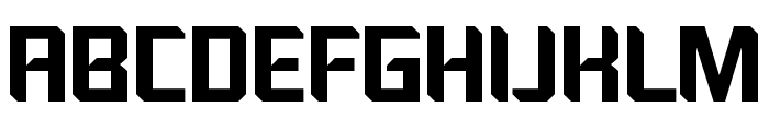 Black Invader Regular Font UPPERCASE