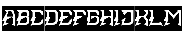Black Jacket-Inverse Font UPPERCASE