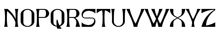 Black Kastile Modern Font UPPERCASE