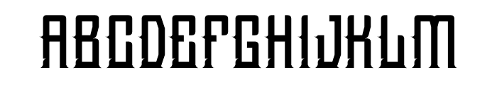 Black Kinger Font LOWERCASE