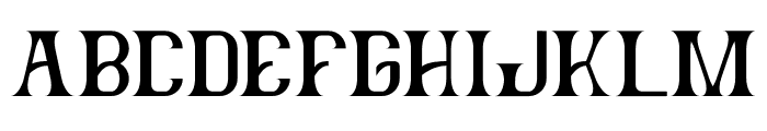 Black Kingsen Font LOWERCASE