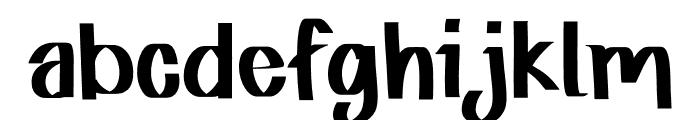 Black Kitten Font LOWERCASE