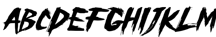 Black Liger Font LOWERCASE