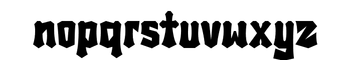 Black Magic Halloween Font LOWERCASE