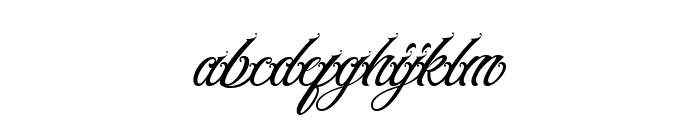 Black Majestic Regular Font LOWERCASE
