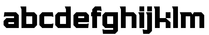 Black Manuver Regular Font LOWERCASE