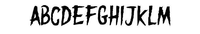 Black Metal Goat Regular Font UPPERCASE