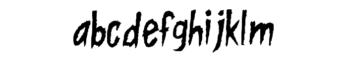 Black Metal Goat Regular Font LOWERCASE