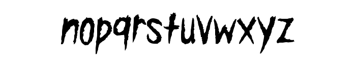 Black Metal Goat Regular Font LOWERCASE