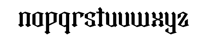 Black Mistic Font LOWERCASE