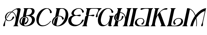Black Oldest Italic Font UPPERCASE