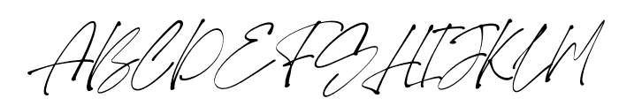 Black Phantom Italic Font UPPERCASE
