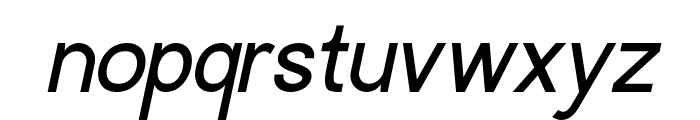 Black Pro Italic Font LOWERCASE