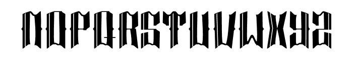 Black Purhel Font LOWERCASE