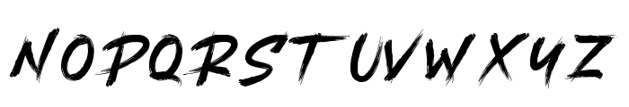 Black Range Font UPPERCASE