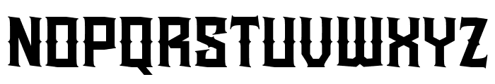 Black Rolings Font UPPERCASE