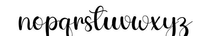 Black  Sample Font LOWERCASE