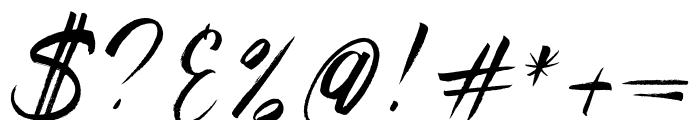 Black Script alt Font OTHER CHARS