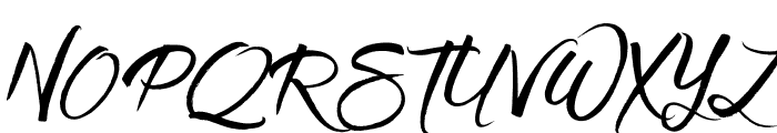 Black Script alt Font UPPERCASE