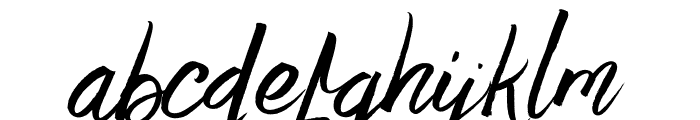 Black Script alt Font LOWERCASE