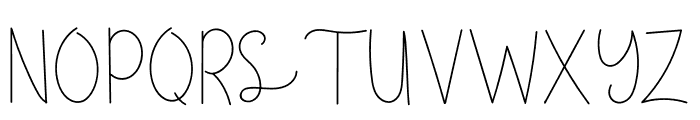Black Signature Font UPPERCASE