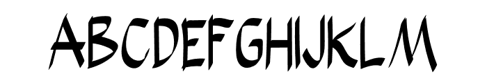 Black Smith Font UPPERCASE
