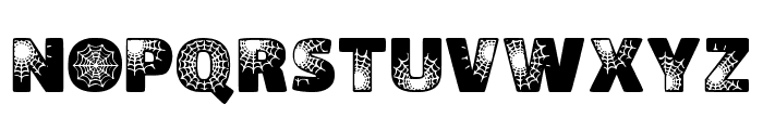 Black Spider Regular Font LOWERCASE