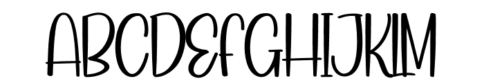 Black Spooky Font UPPERCASE