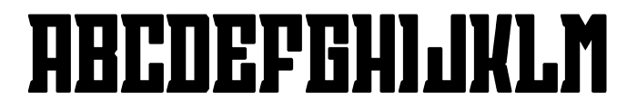 Black Sporden Font UPPERCASE
