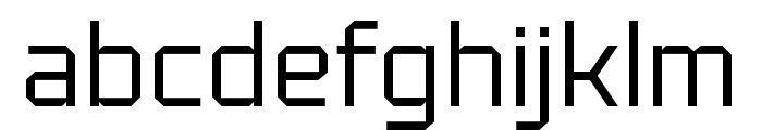 Black Square Light Font LOWERCASE