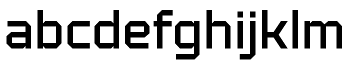 Black Square Regular Font LOWERCASE