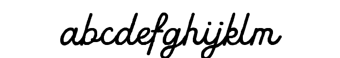 Black Star Rough Regular Rough Font LOWERCASE