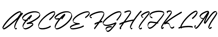 Black Stoyem Italic Font UPPERCASE