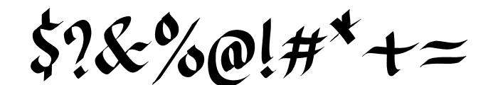 Black Sultanah Font OTHER CHARS