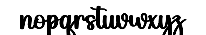 Black Summer Font LOWERCASE