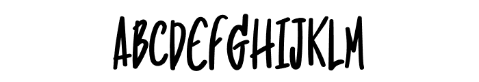 Black Vacuum Font UPPERCASE