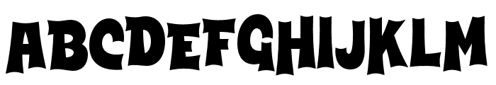 Black Wizard Funk Font LOWERCASE