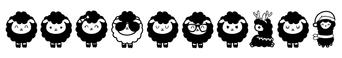 Black sheep Font OTHER CHARS