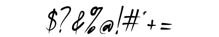 BlackBoneScript-Italic Font OTHER CHARS