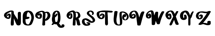 BlackCandyFont-Regular Font UPPERCASE