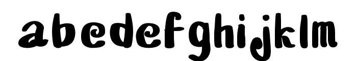 BlackCandyFont-Regular Font LOWERCASE