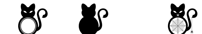 BlackCatSpider Font OTHER CHARS