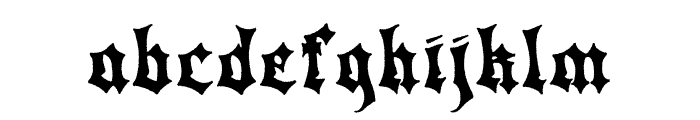BlackChildRegular Font LOWERCASE