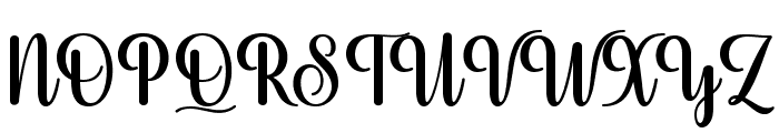 BlackChocolate Font UPPERCASE