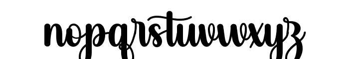 BlackChocolate Font LOWERCASE