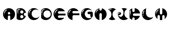 BlackCircle Font LOWERCASE