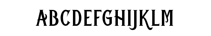 BlackDjango Font LOWERCASE