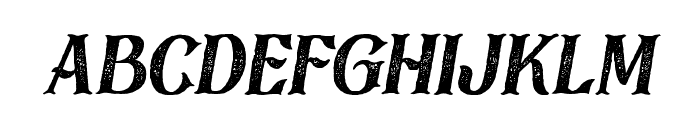 BlackDramaRough-Italic Font LOWERCASE