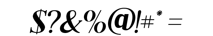 BlackDramaSerif-Italic Font OTHER CHARS
