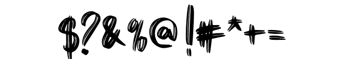 BlackGladiator Font OTHER CHARS